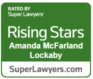 Rated by Super Lawyer Rising Star Amanda M. Lockaby Badge